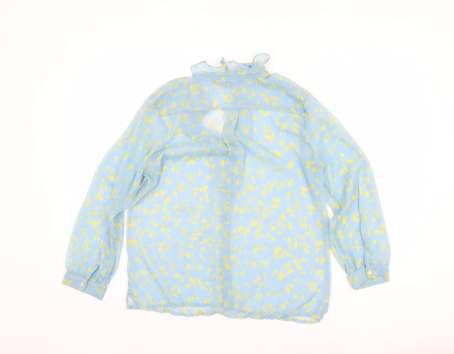 Womens UK Size 8 French Connection Blue  Blouse