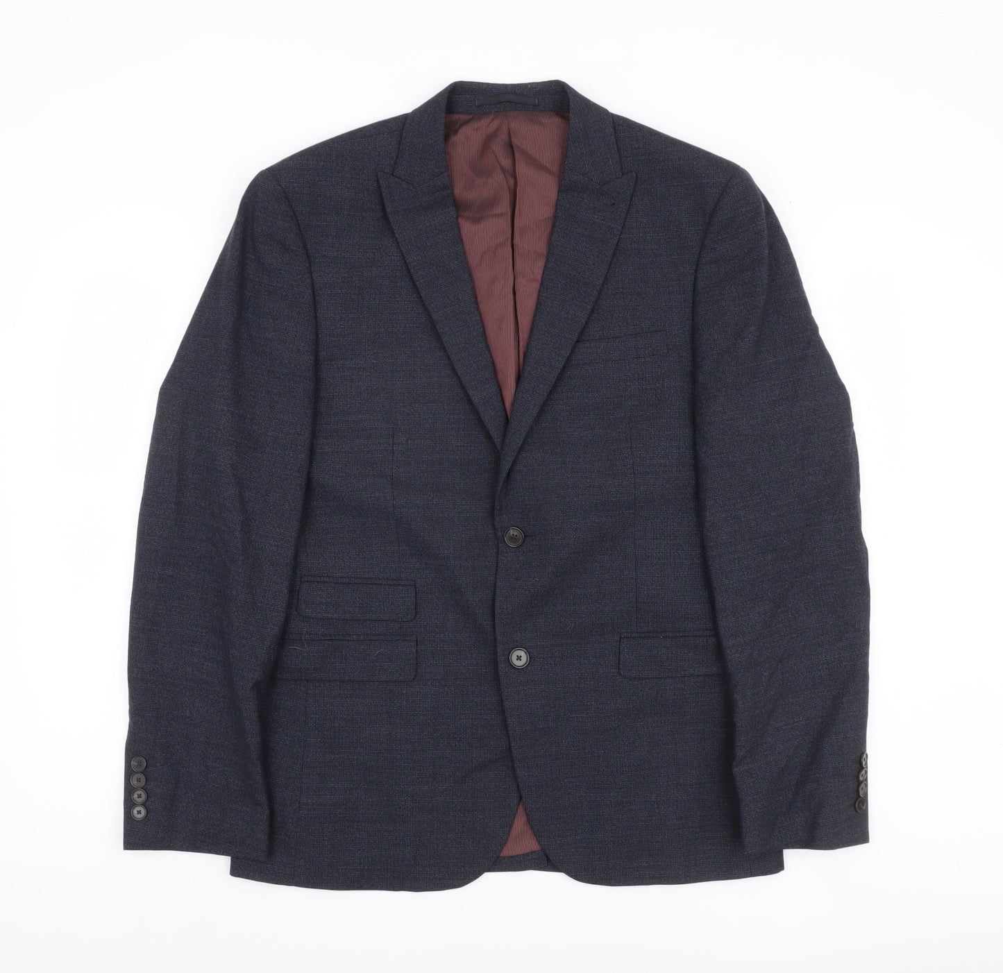 Mens UK Size 40 NEXT Regular Blue Suit Jacket