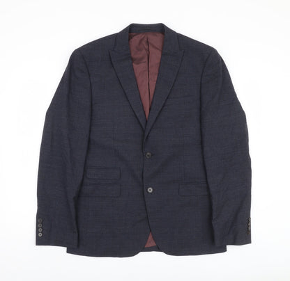 Mens UK Size 40 NEXT Regular Blue Suit Jacket