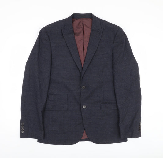 Mens UK Size 40 NEXT Regular Blue Suit Jacket