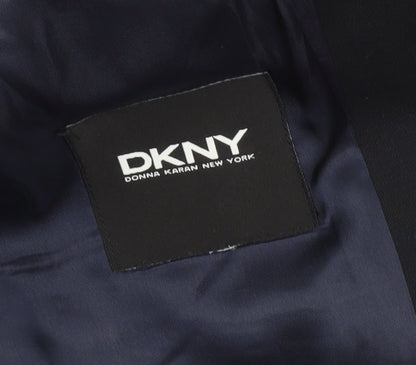 Mens UK Size 42 DKNY Regular Blue Suit Jacket