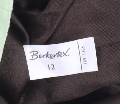 Womens UK Size 12 Berkertex Green Basic Jacket