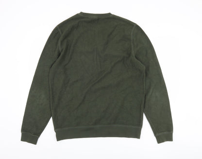 Mens UK Size M ASOS Green Pullover Sweatshirt