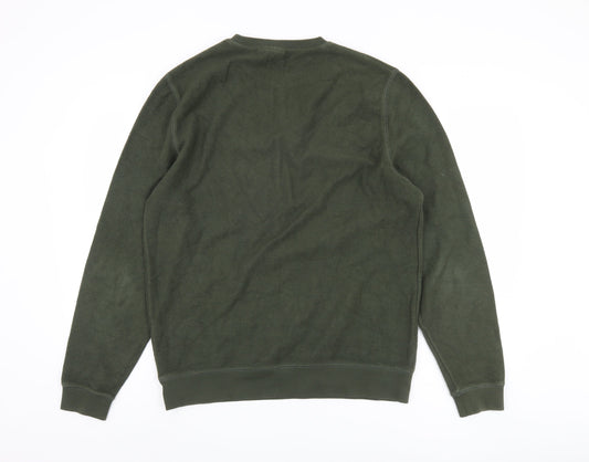 Mens UK Size M ASOS Green Pullover Sweatshirt