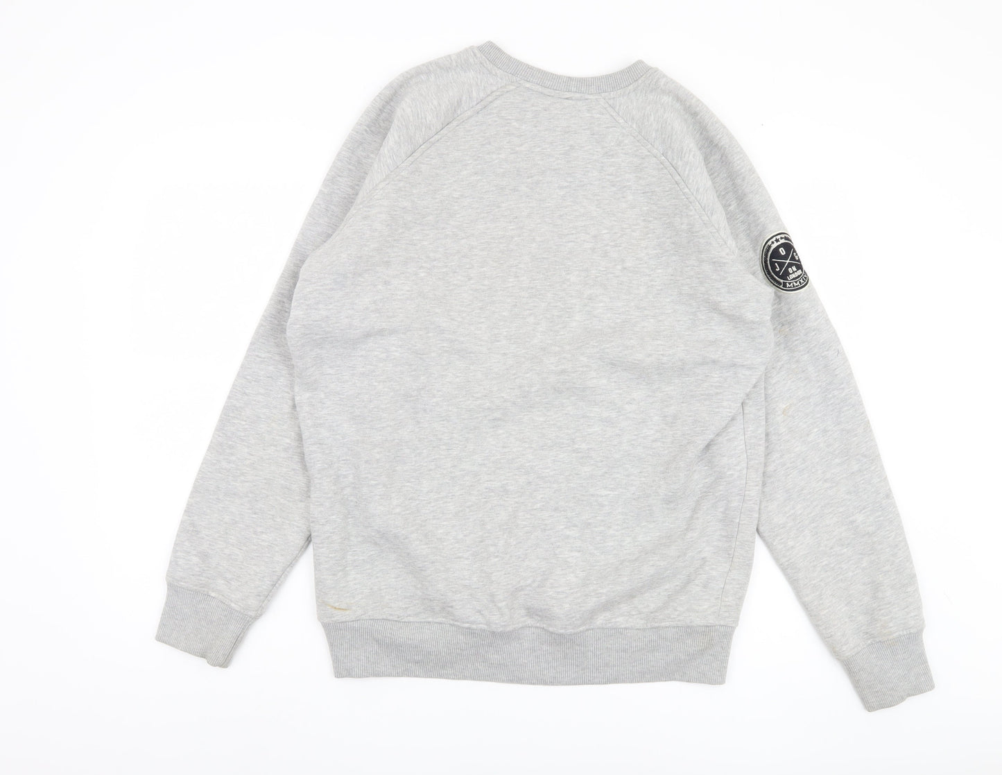 Jog On London Men's Grey Pullover Sweatshirt, Size L