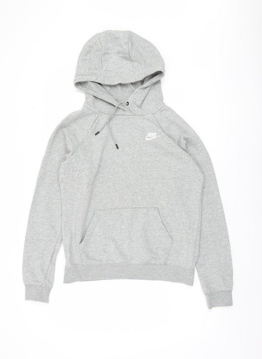 Nike Women's XS Grey Pullover Hoodie - Casual Comfort