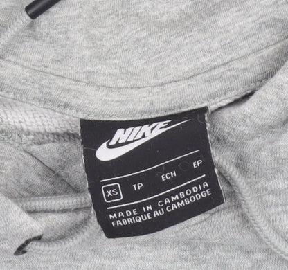 Nike Women's XS Grey Pullover Hoodie - Casual Comfort