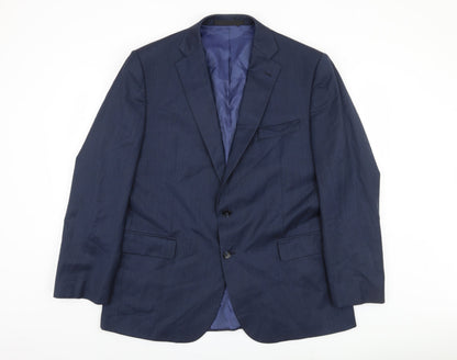 Mens UK Size 44 Marks and Spencer Regular Blue Suit Jacket