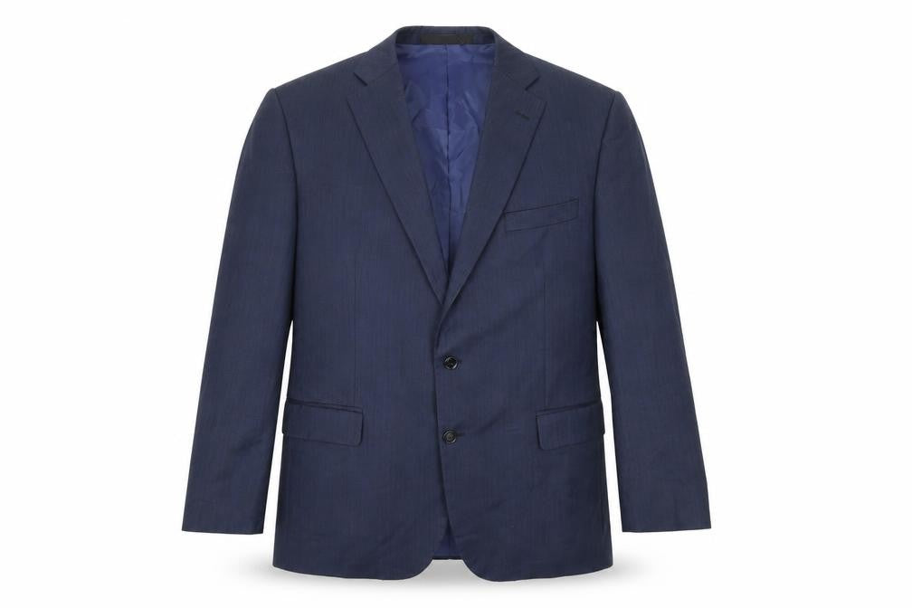 Mens UK Size 44 Marks and Spencer Regular Blue Suit Jacket
