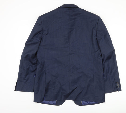 Mens UK Size 44 Marks and Spencer Regular Blue Suit Jacket