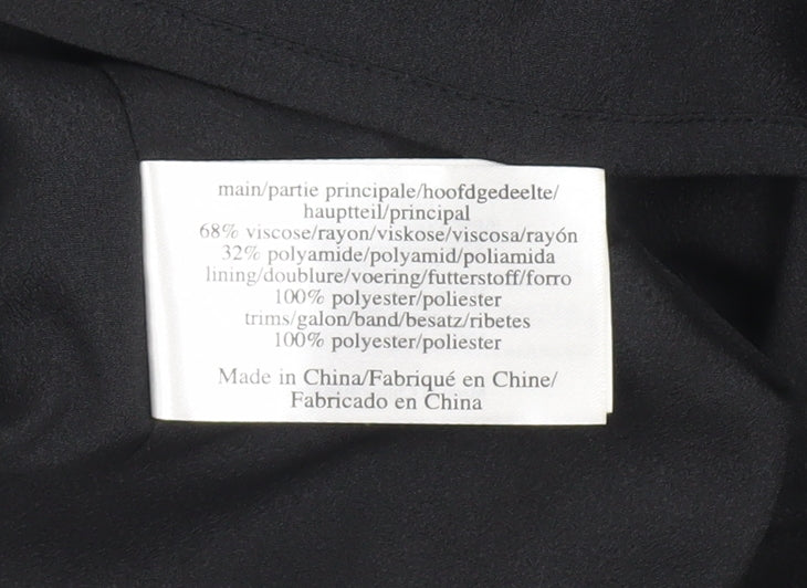 Laura Ashley Women's Black 8 Shift Dress