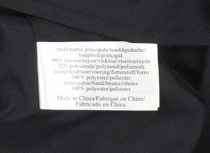 Laura Ashley Women's Black 8 Shift Dress