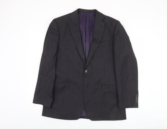 Mens UK Size 42 Savoy Taylors Guild Regular Grey Suit Jacket