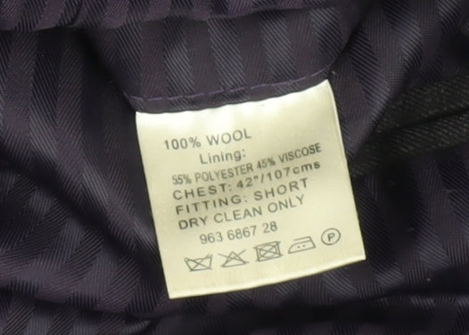 Mens UK Size 42 Savoy Taylors Guild Regular Grey Suit Jacket