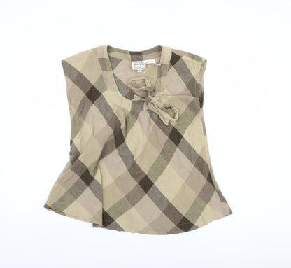 Womens UK Size S Masai Beige Tunic Blouse