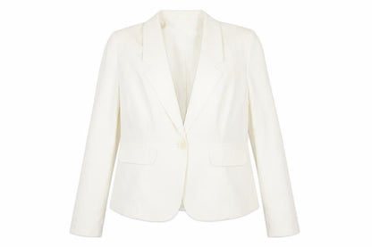 Womens UK Size 16 Dorothy Perkins Regular White Blazer