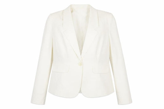 Womens UK Size 16 Dorothy Perkins Regular White Blazer
