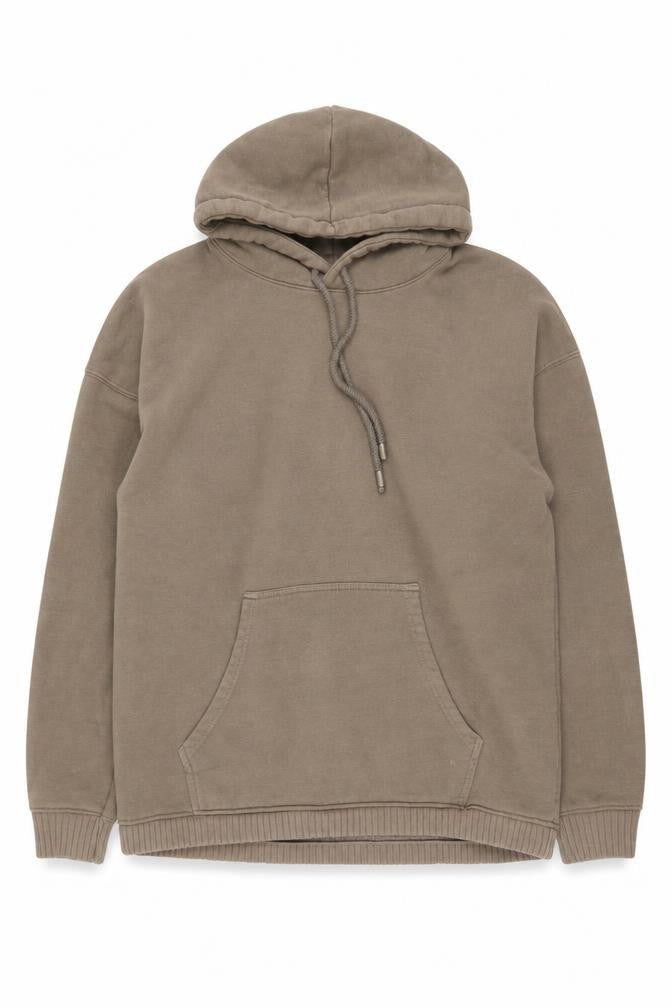 Mens UK Size M Zara Brown Pullover Hoodie