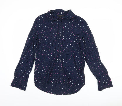 Womens UK Size 8 NEXT Blue  Button-Up