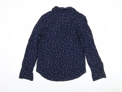 Womens UK Size 8 NEXT Blue  Button-Up