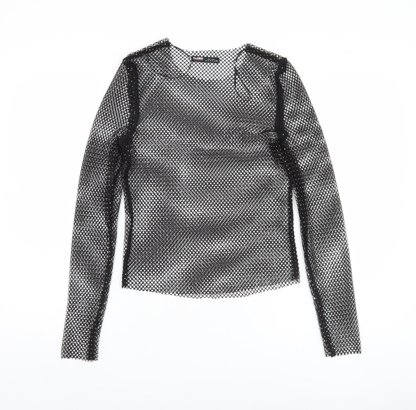 Womens UK Size S Pull & Bear Black  T-Shirt