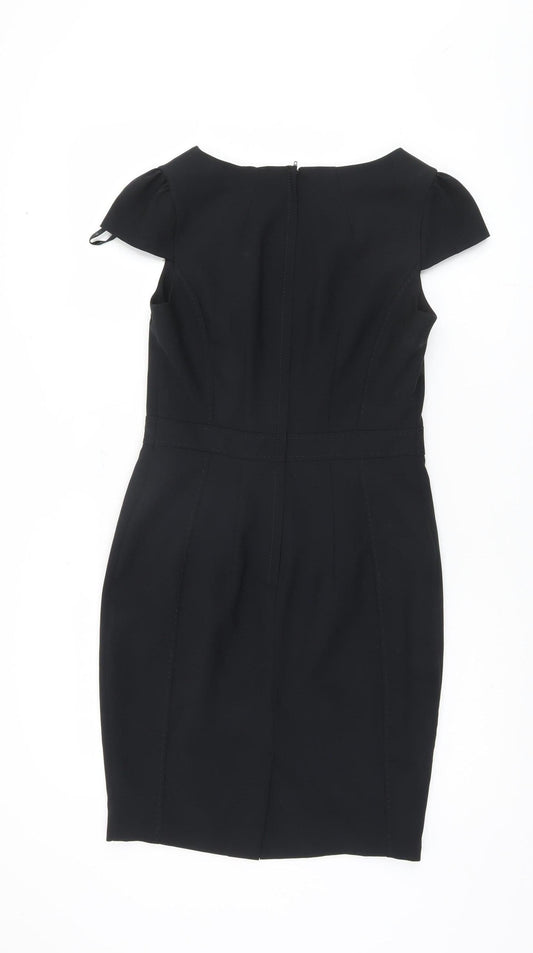 New Look Women's Black Sheath Dress, Size 10, Business Elegance