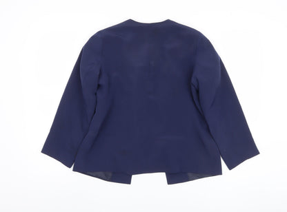 ASOS Women's Blue Blazer Size 8 Regular Fit