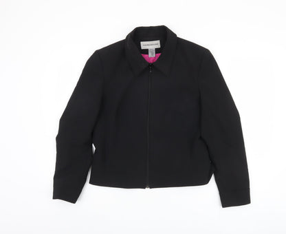 Womens UK Size 14 Warehouse Black Basic Jacket