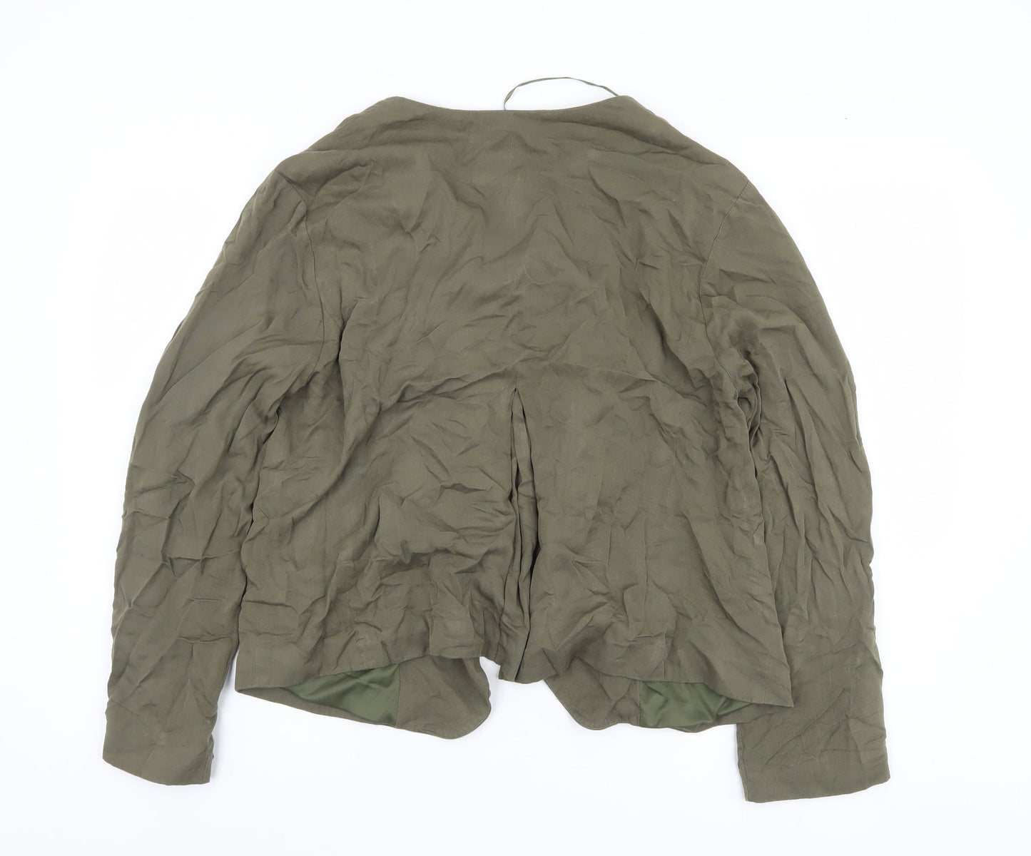 New Look Green Women's Jacket Size 16