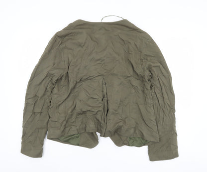 New Look Green Women's Jacket Size 16