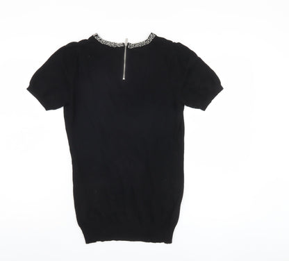Womens UK Size 6 NEXT Black Pullover Jumper