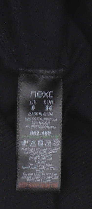 Womens UK Size 6 NEXT Black Pullover Jumper