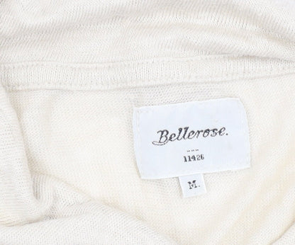 Bellerose Men's Beige Medium Linen Polo Shirt