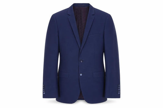 Harry Brown Men's Blue Slim Fit Blazer, 42L