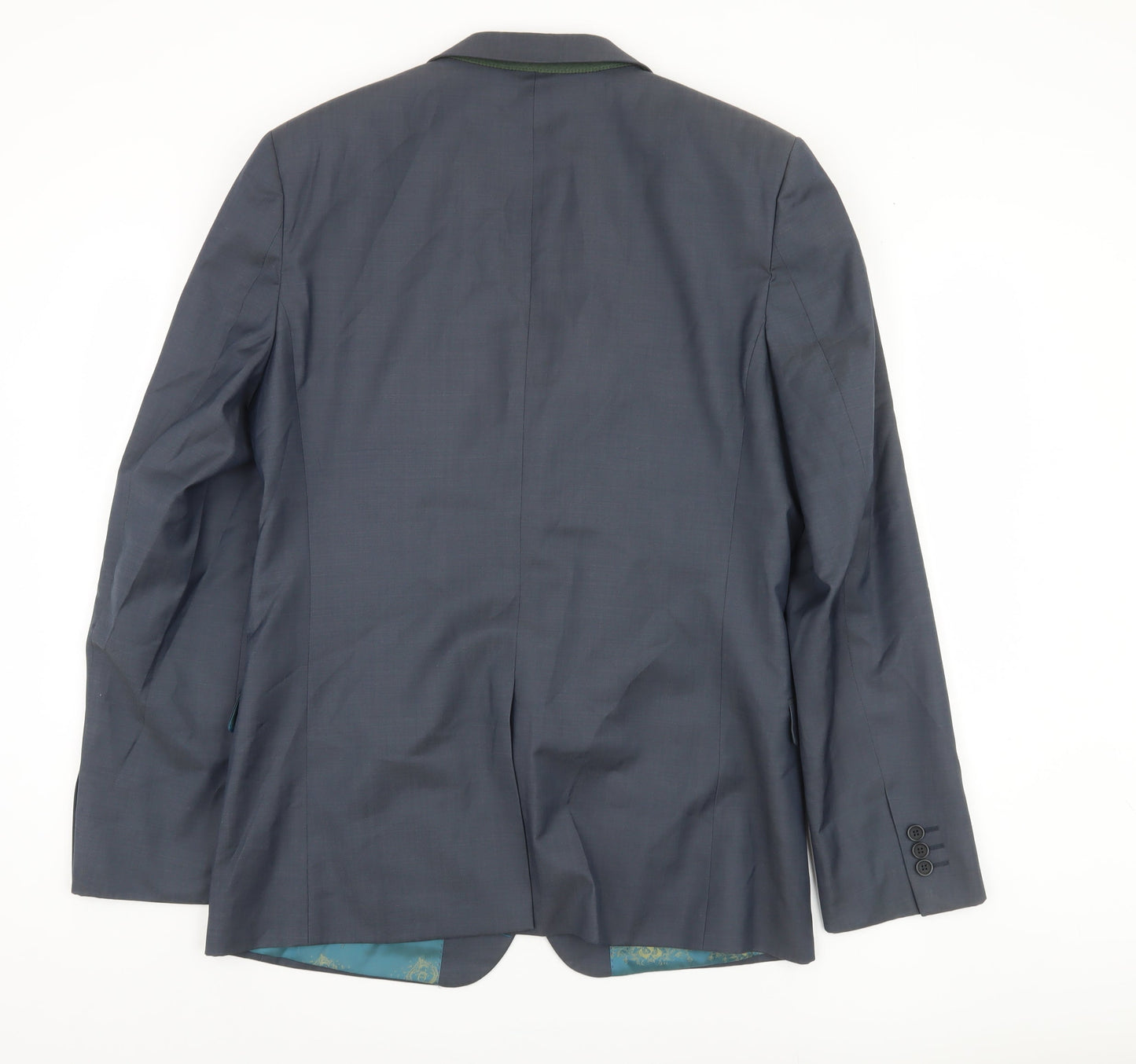 Ted Baker Men's Blue Long Blazer Jacket 40L