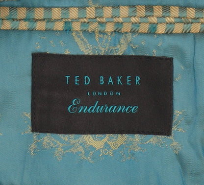 Ted Baker Men's Blue Long Blazer Jacket 40L