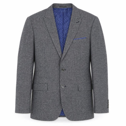 Marks and Spencer Men's Navy Check Blazer XL