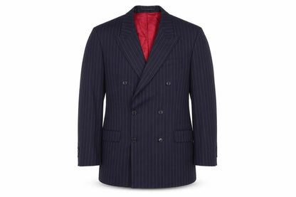Empire Mills Men's Navy Striped Wool Blazer 40R