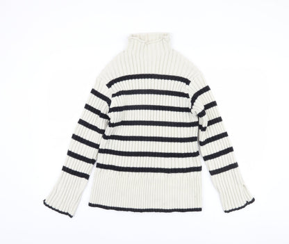 Womens UK Size S Zara Ivory Pullover Jumper