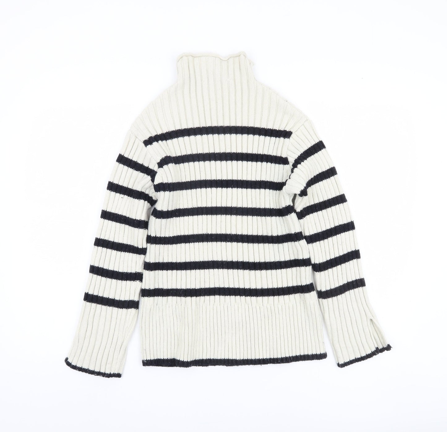 Womens UK Size S Zara Ivory Pullover Jumper