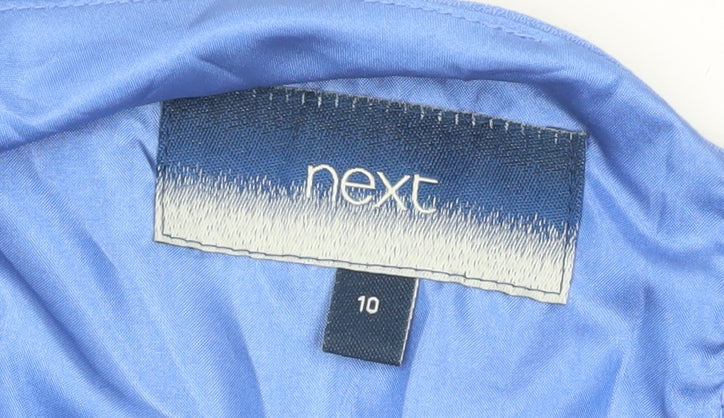Next Women's Blue Sheath Dress Size 10