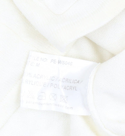 Womens UK Size M Paramour Ivory Cardigan Jumper