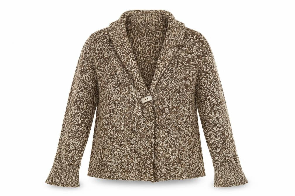 Womens UK Size M Wallis Brown Cardigan Jumper