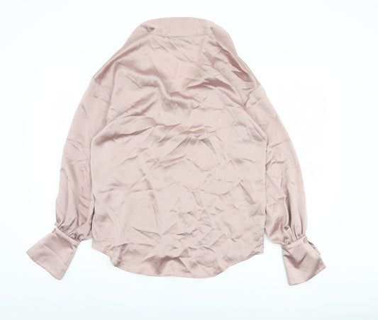 Womens UK Size 8 ASOS Design Pink  Button-Up