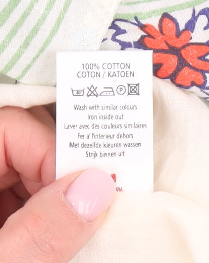 New Look Chic Women's Multicoloured A-Line Short Skirt, Size 8