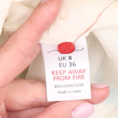 New Look Chic Women's Multicoloured A-Line Short Skirt, Size 8