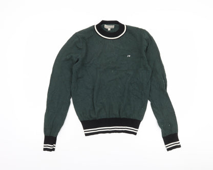Jack Wills Women's Green Crew Neck Pullover Jumper Size 12