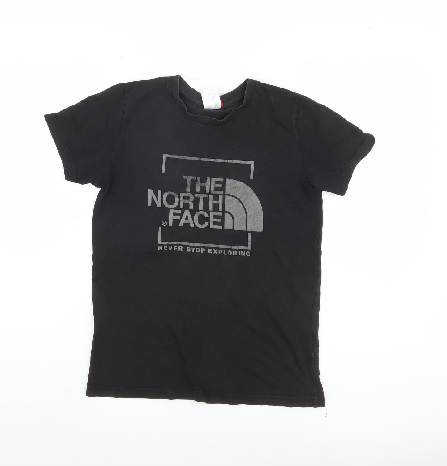 The North Face Boys Black L T-Shirt with Logo