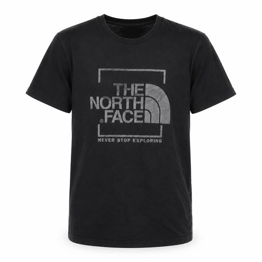 The North Face Boys Black L T-Shirt with Logo