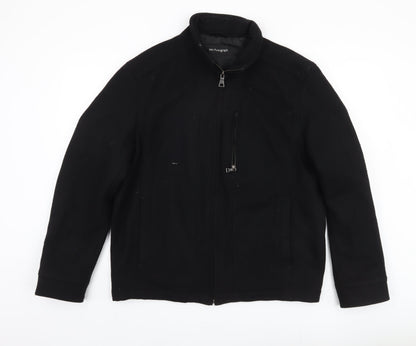 Mens UK Size M Marks and Spencer Black Basic Jacket